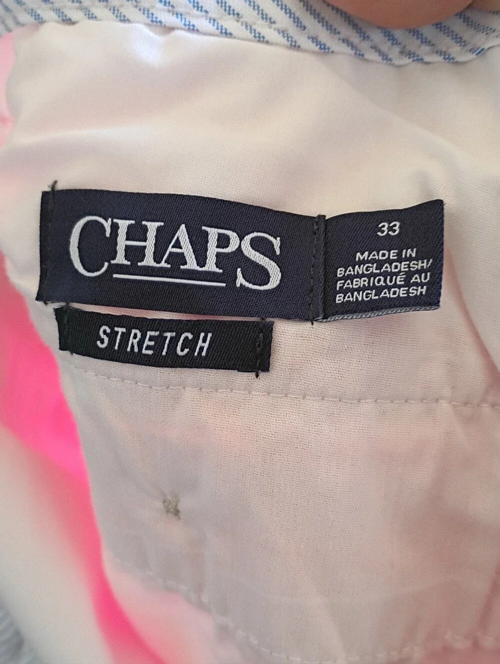 Chaps Men's Pink Casual Cotton Shorts